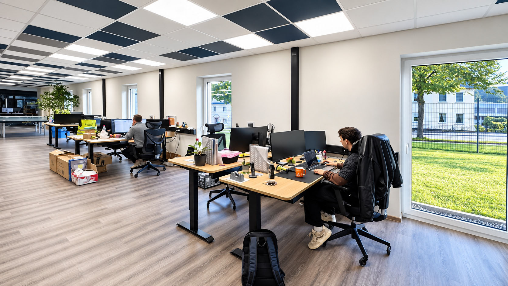 Besprechung im Lager- und Distributionsumfeld von CP&M